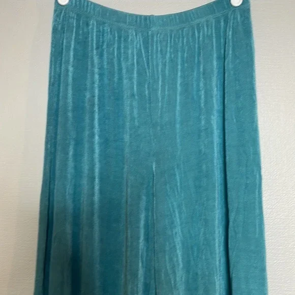 Casual Comfortable Blue Pull on Pants, Stretchy Waistband, Womens Size XS - Picture 3 of 5